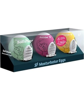SATISFYER EGG SET Pack di ovetti masturbatori dalle sensazioni uniche