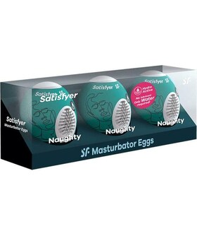 UOVO MASTURBATORE SET Set di ovetti masturbatori riutilizzabili, con texture variegate