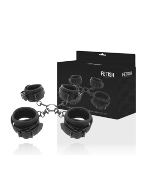 SET MANETTE MANI E CAVIGLIE C Manette BDSM comode e sicure, regolabili e robuste