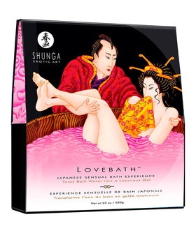 SHUNGA LOVEBATH DRAGON FRUIT Gel doccia, fragranze afrodisiache, sfere morbide