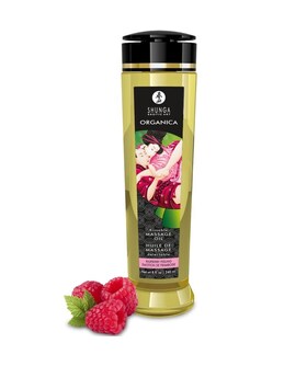 SHUNGA FRAMBOISE Découvrez notre huile de massage bio Shunga à la saveur enivrante de framboise. Cette invi