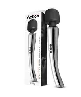 SILVERY WAND Potente Massaggiatore Wand Senza Fili, 20 Modalità, 8 Velocità