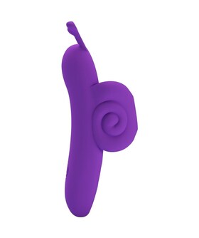 SNAIL PODEROSO ESTIMULADOR DE Vibratore curvo ergonomico con 10 modalità di puro piacere