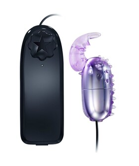 HUCON Ovo vibratório texturizado, potente, fácil de usar e discreto