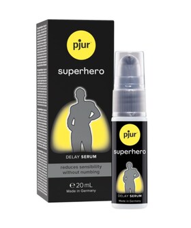 SERUM RITARDANTE SUPERHERO Scopri un piacere ancora più intenso e prolungato con il nostro siero speciale che riduce