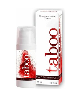 TABOO MALE BOOSTER GEL Men's Gel, boosts erection & pleasure, cool-heat sensation
