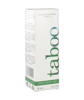 TABOO MALE DELAY GEL NEW Gel per uomini che prolunga l'erezione e dona una sensazione di freschezza irresistibile.
