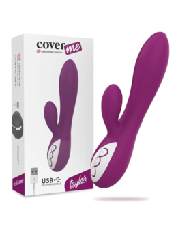 TAYLOR COELHO Vibrador ergonómico com dois motores, 12 modos e recarregável