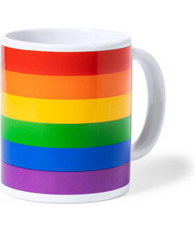 LGBT FLAG MUG Rainbow Silicone Vibrator for Ult