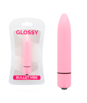 GLOSSY Vibrador compacto e brilhante para estimular zonas sensíveis