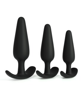 TIC TAC TOE Conjunto de plugs anais progressivos em silicone, seguros e versáteis