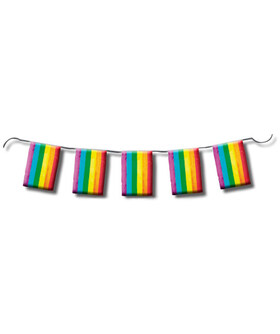 STRING OF LGBT PRIDE FLAGS Pride Celebration 10-Meter Flag Garland
