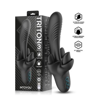 VORTEX PLACER Vibromasseur avec langue et triple moteur pour un plaisir sur mesure
