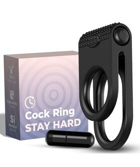 TRAVELER ANILLO DOBLE VIBRADOR Anillo vibrador de silicona, íntima conexión y mayor placer