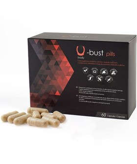 U-BUST CÁPSULAS AUMENTO PEITO Suplemento natural à base de ervas para realçar o peito de forma natural