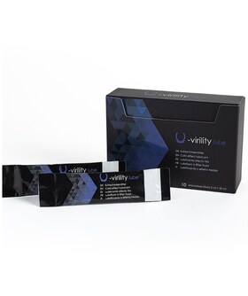 U-VIRILITY LUBE LUBRICANTE EFE Lubrificante intimo effetto freddo in pratiche monodosi