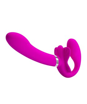 VALERIE Arnés con 10 modos de vibración y estimulación clitorial