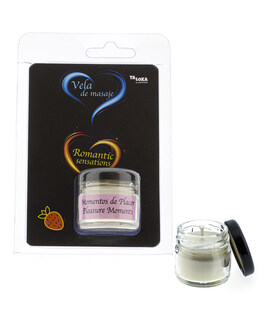 CANDELA DA MASSAGGIO LOKA Candela da massaggio aromatica con olio caldo e sensuale