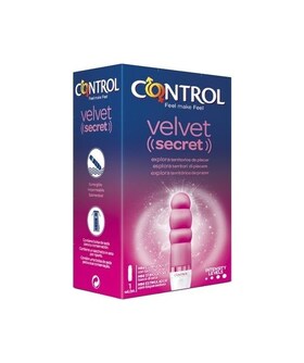 VELVET SECRET Estimulador íntimo ergonómico, 5 velocidades, à prova de água