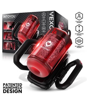 VEXOR PULSE Découvrez le Vexor 3 en 1, le masturbateur masculin ultime qui combine succion, poussée et