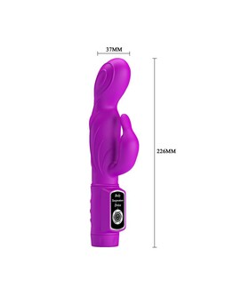 BODY TOUCH Vibrador multifunções com estimulador e função de aquecimento