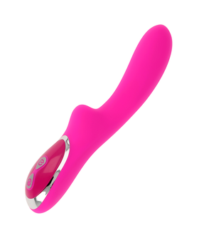 TURMALINA ROSA Vibrador flexível com 10 modos, estimula o ponto G e o clitóris