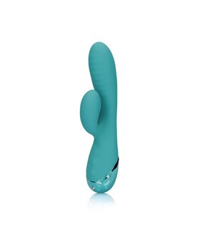 COELHO Vibromasseur lapin gonflable bleu paon Loveline