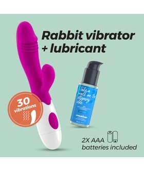 LOLLIPOP Vibromasseur avec 30 modes de vibration et lubrifiant inclus