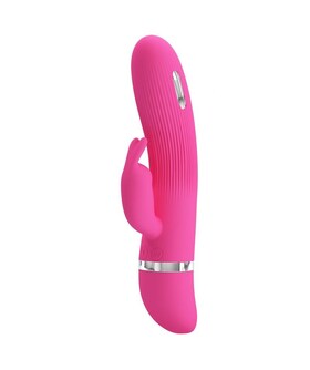 INGRAM Descobre o luxo do prazer com o nosso Vibrador Rabbit com Eletroestimulação! Este estimula