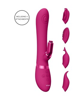 ETSU Vibrador potente e versátil com capas intercambiáveis