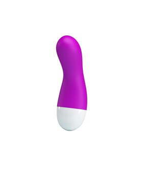 IAN PUNTO G Vibrador curvo de silicone com 30 funções