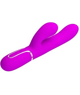 VIBRADOR PONTO G MULTIFUNÇÃO Vibrador multitarefas para estimulação vaginal e clitoriana