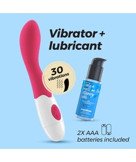 TWIGLIE Vibrador com 30 níveis de intensidade e lubrificante incluído