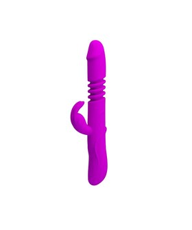 WARD Vibrador com 12 modos de vibração, 4 rotações e recarregável via USB