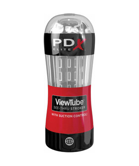 VIEWTUBE SEE-THRU STROKER Masturbador visualmente estimulante con funda transparente