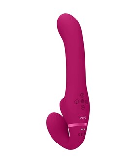 VIVE AI Unleash your desires with our Hands-Free Harness featuring 10 Vibration and Suction Modes