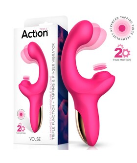 VOLSE Découvrez notre jouet ultime : le vibromasseur triple action. Profitez d'une expérience se