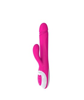 WAVE Vibrador dual com rotação, 7 modos de vibração e carregamento USB