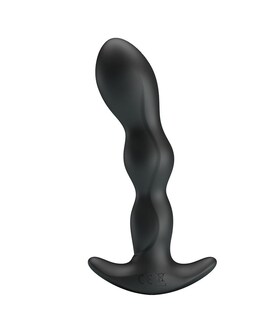 YALE Plug vibrant en silicone avec 12 modes et charge USB. Étanche.