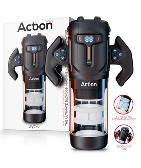ZYON Masturbador automático com 4 modos, função boost e ecrã digital