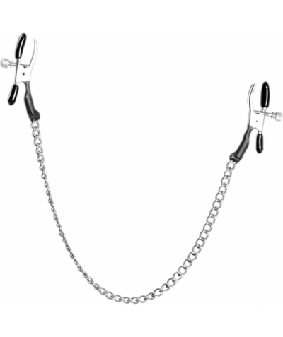 ALLIGATOR NIPPLE CLAMPS Pinzas de principiante con cadena para pezones