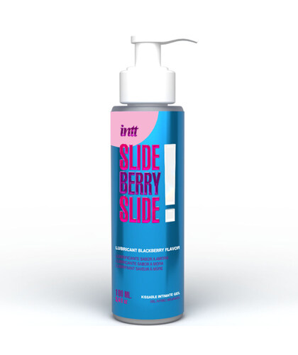 SLIDE BERRY Indulge your senses with our luscious Blackberry Flavored Intimate Gel!