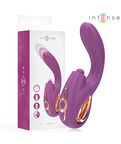 LALI Vibrador doble estimulación con pulsión