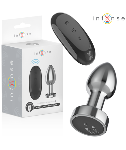 METALERO Plug anal con control remoto de acero