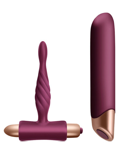 MIYANA Y PHAROS Set per coppia con vibrazione precisa e stimolazione combinata