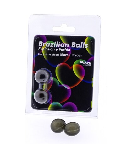 ESPLOSIONE E PASSIONE Bolas brasiliane con gel stimolante, dal sapore e aroma unici