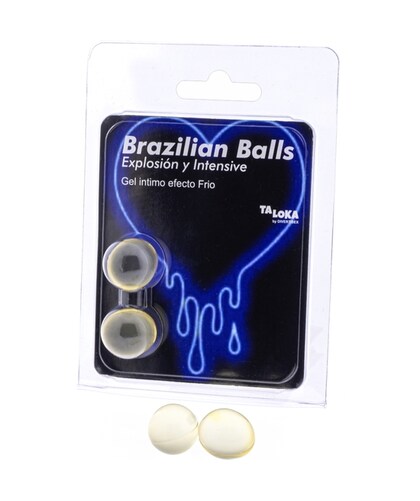 INTENSIVE Bolas brasileñas con gel: efecto frío, vibración, únicas