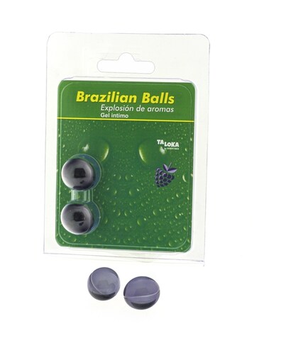 BALLS BRÉSILIENNES 2 UNITÉS Boule de massage de différentes saveurs au choix