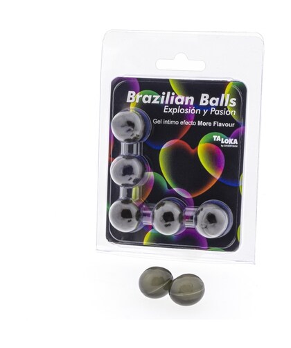 ESPLOSIONE E PASSIONE Bolas brasiliane con gel stimolante, dal sapore e aroma unici