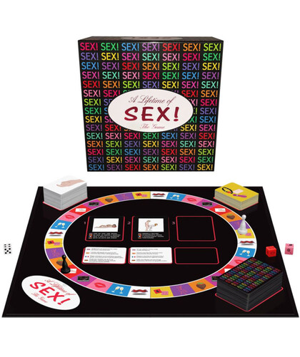 A LIFETIME OF SEX Spice up your nights with our Erotic Game for Couples featuring cards and a multilingual b